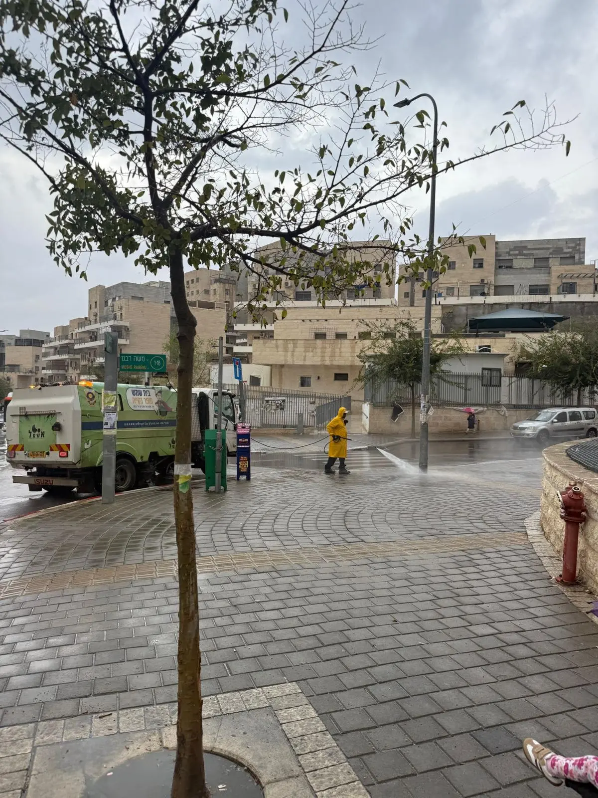 עבודת טיאוט ברחוב